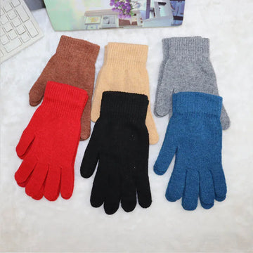 Warm Winter and Autumn Finger Gloves