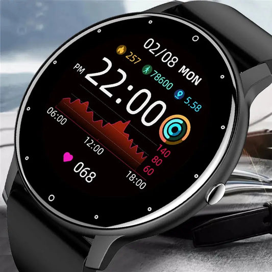 Stay connected and track your health with the Unisex ZL02 Smart Watch.