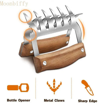 Outdoor Barbecue Fork Shredder Beer Claws