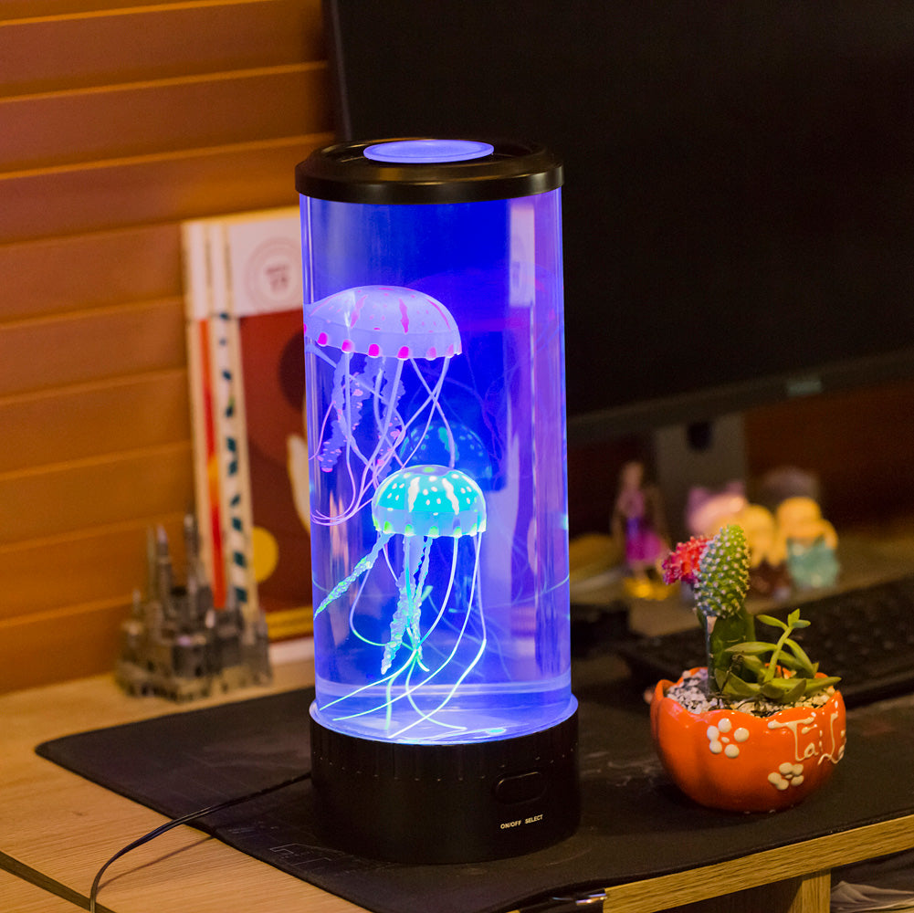 Jelly Fish Cylindrical Lamp